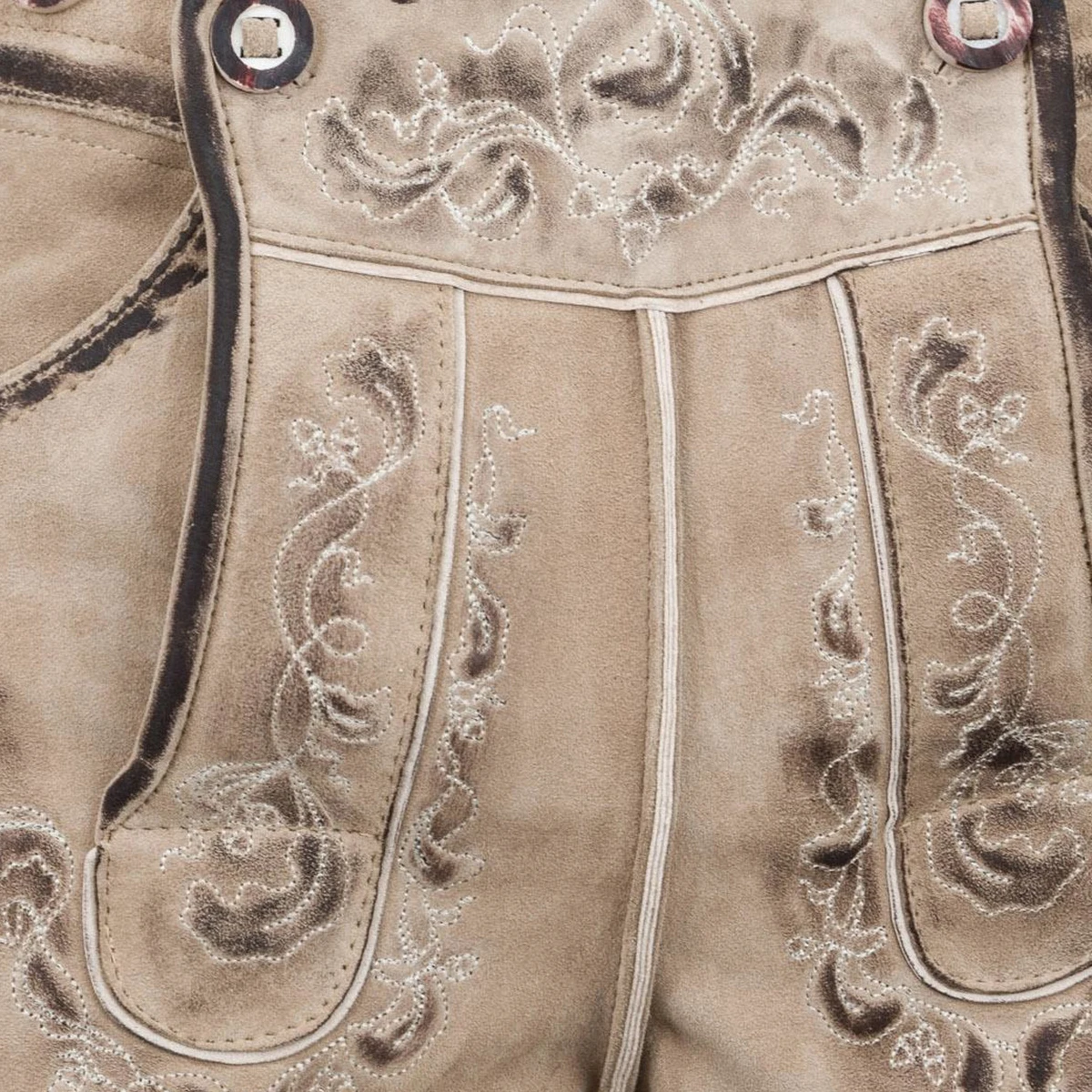 Bavarian short lederhosen Artillery goatskin old-antique Bavarian Shorts Lederhosen in Custom Color for Men