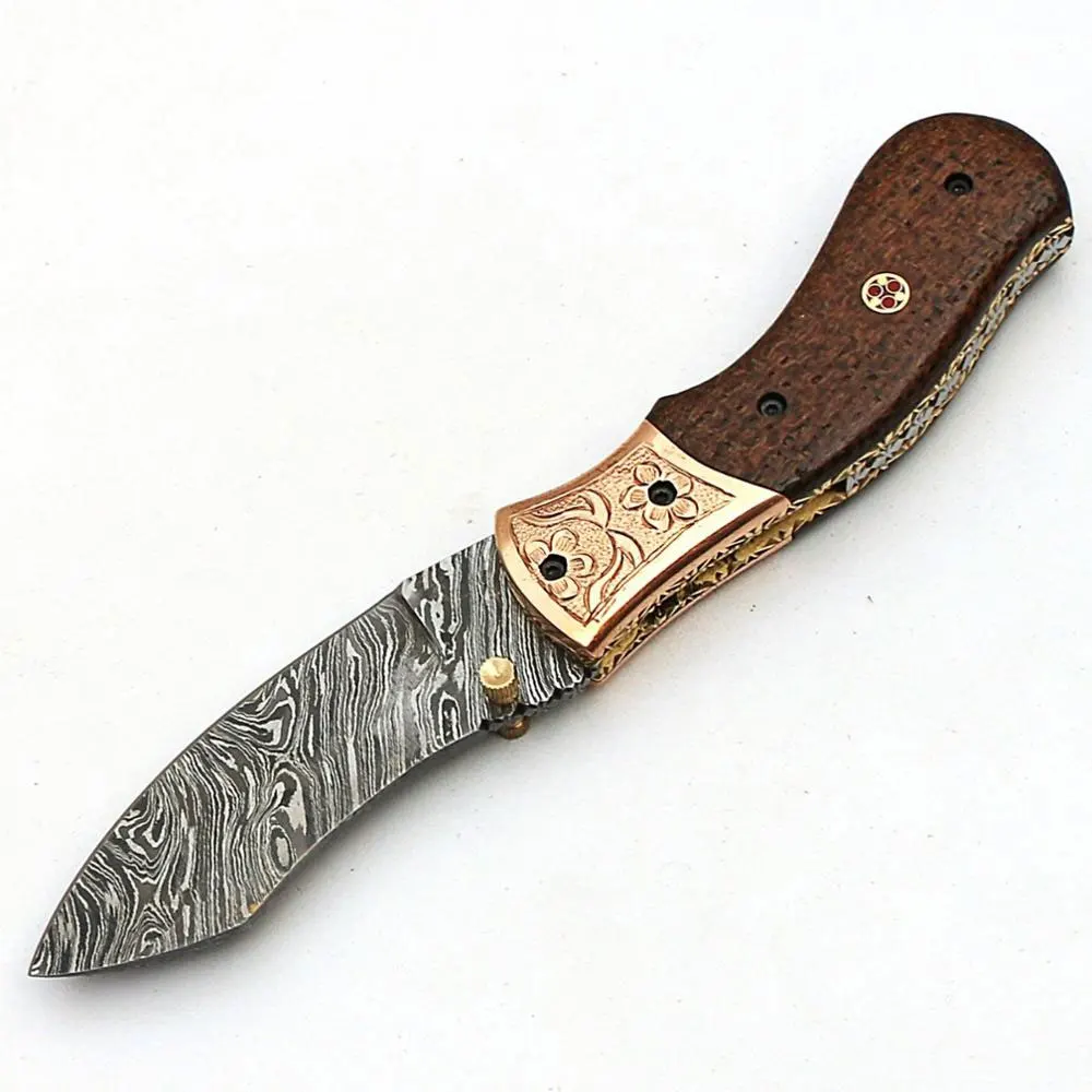 Новое поступление профессиональный дамасский складной нож | Самый продаваемый в Пакистане