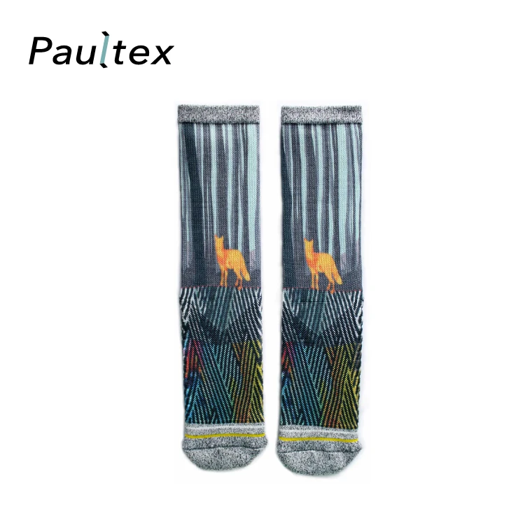 Устойчивые спортивные носки из переработанной ткани с пользовательским логотипом