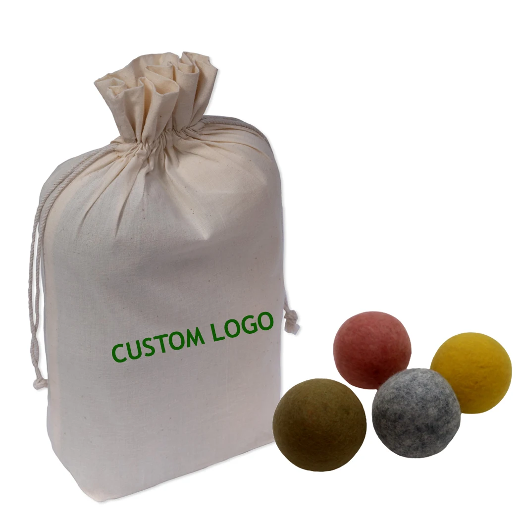 Eco-Friendly Natural Softener Handmade 100% natural colorful Wool Dryer Balls loose