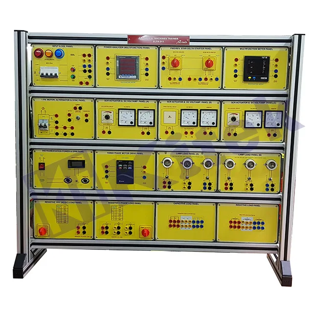 Generation Trainer with Protection Relay System for Teaching and Educational Equipment