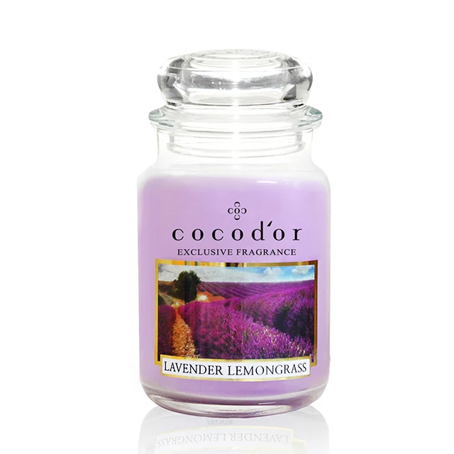 cocodor scented Large glass jar candles, Winter Jasmine