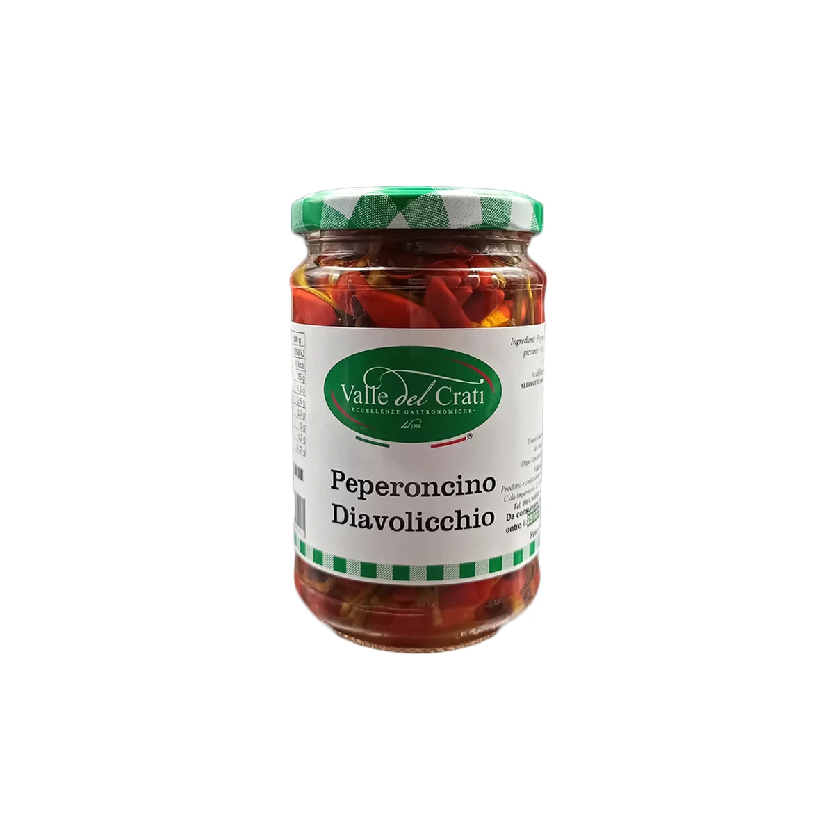 Chilli Diavolicchio | Calabrian red hot pepper in olive oil | | 290 gr