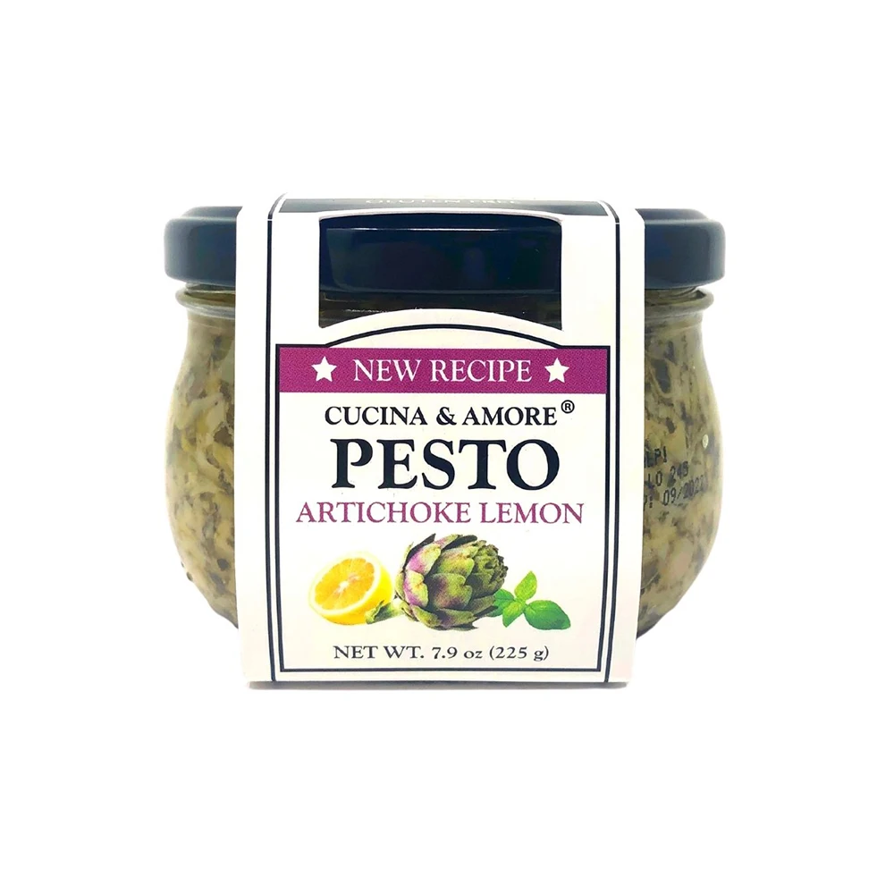 
Artichoke Lemon Pesto (alla Firenze) Delicious Italian Sauce 200ml Bottle Sunflower Oil Parmesan Cheese Fresh Ingredients 