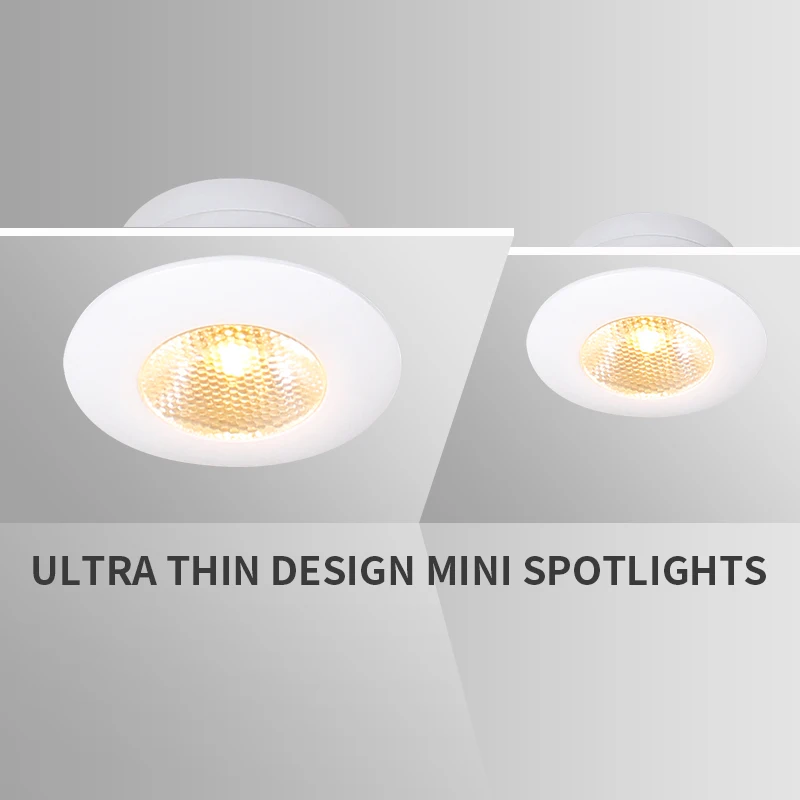 Kitchen cabinet bookcase IP44 cellular network mini downlight spotlight led cabinet light