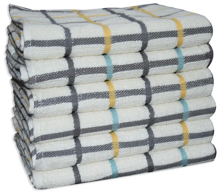 Поли хлопок 20/80 мягкие чайные полотенца 45x65 см 115 г