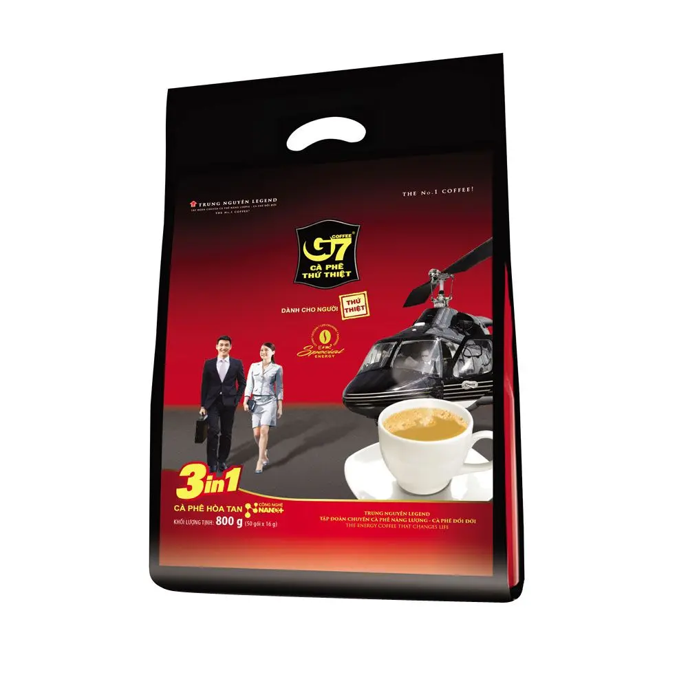 Trung Nguyen G7 3in1 Instant Coffee (Bag 50 Sticks)- Milk Sugar