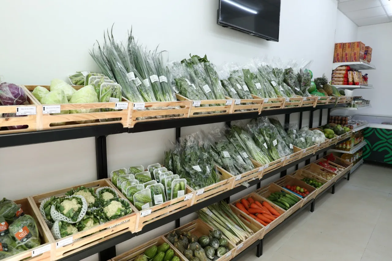 Hot Selling Modern Fruit Vegetable Display Stand Store Supermarket Shelf Fruit Vegetable Display Rack