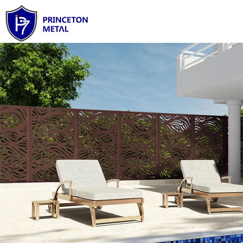 Outdoor Decorative aluminum Laser Cut  Wall Panel/Garden Metal Screen