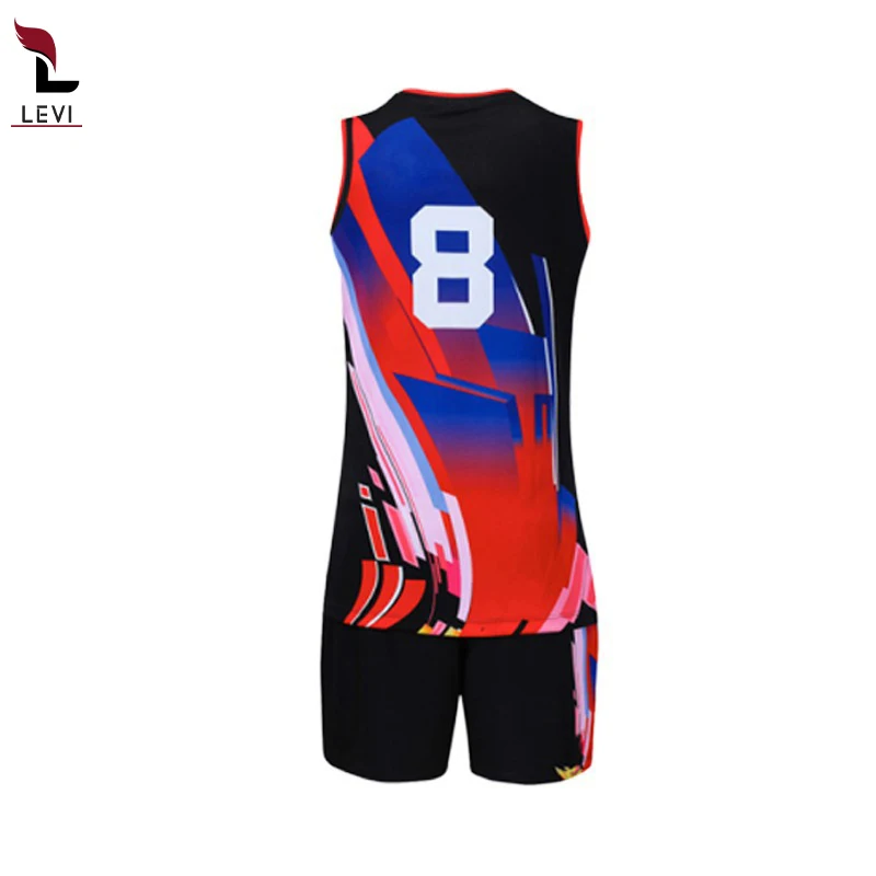 Custom Girls Volleyball Uniforms Designs Printed Volleyball Jerseys