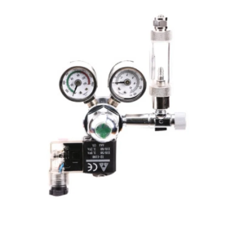 Aquarium CO2 regulator,With check valve Bubble counter Solenoid valve Control system kit Aquarium CO2 pressure reducing valve