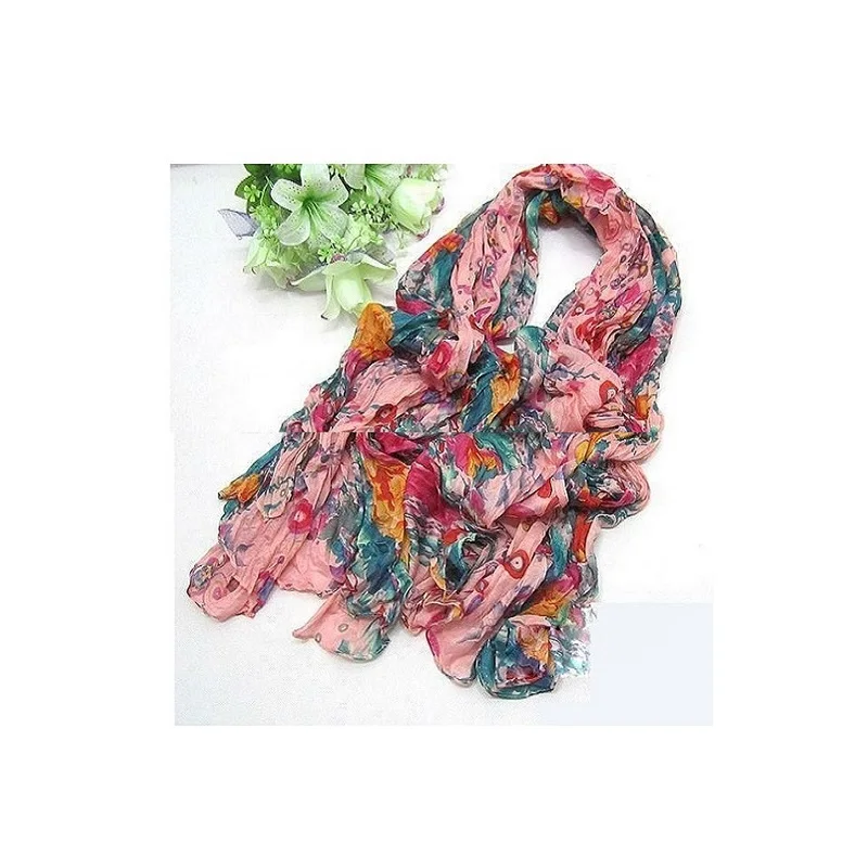 100% Tebi silk scarves