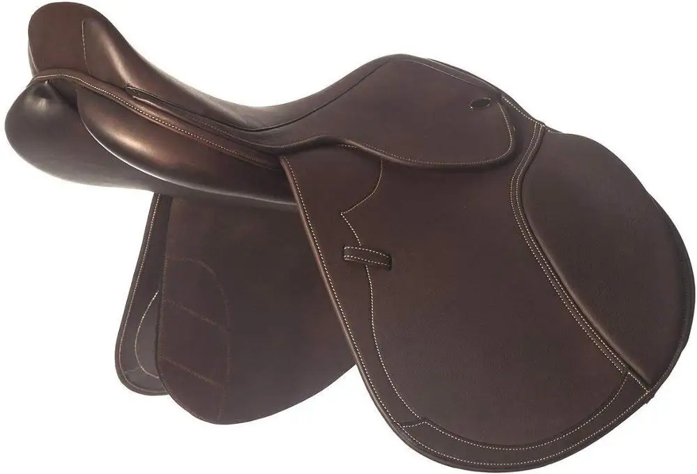 Новое кожаное седло для лошадей с замком, Размер 12-18 дюймов