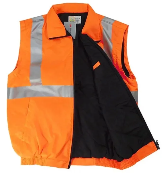 Custom Logo Suitable With Sleeve Detachable Reflective Jacket And Vest Changing Solution