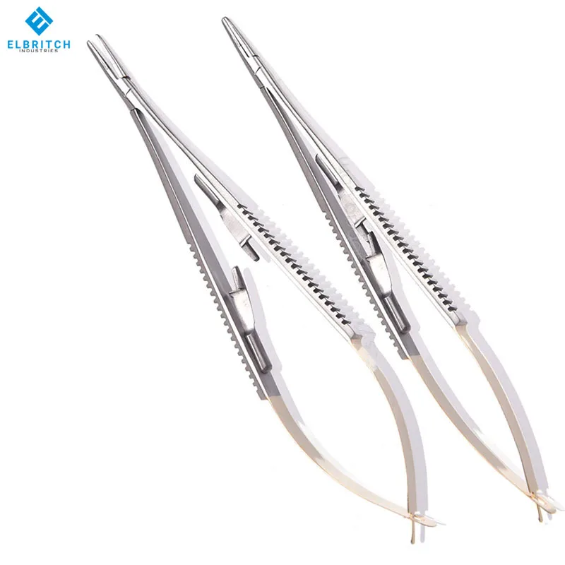 Surgical Dental Orthodontic Implant Catastrophe Needle Holders Tools Straight Curved Instruments