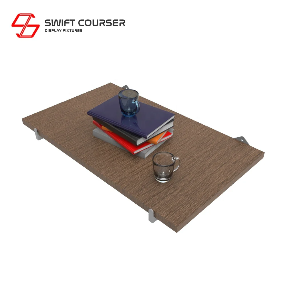 Boutique shelf clothing storage shelves design display shelving unit wall mounted