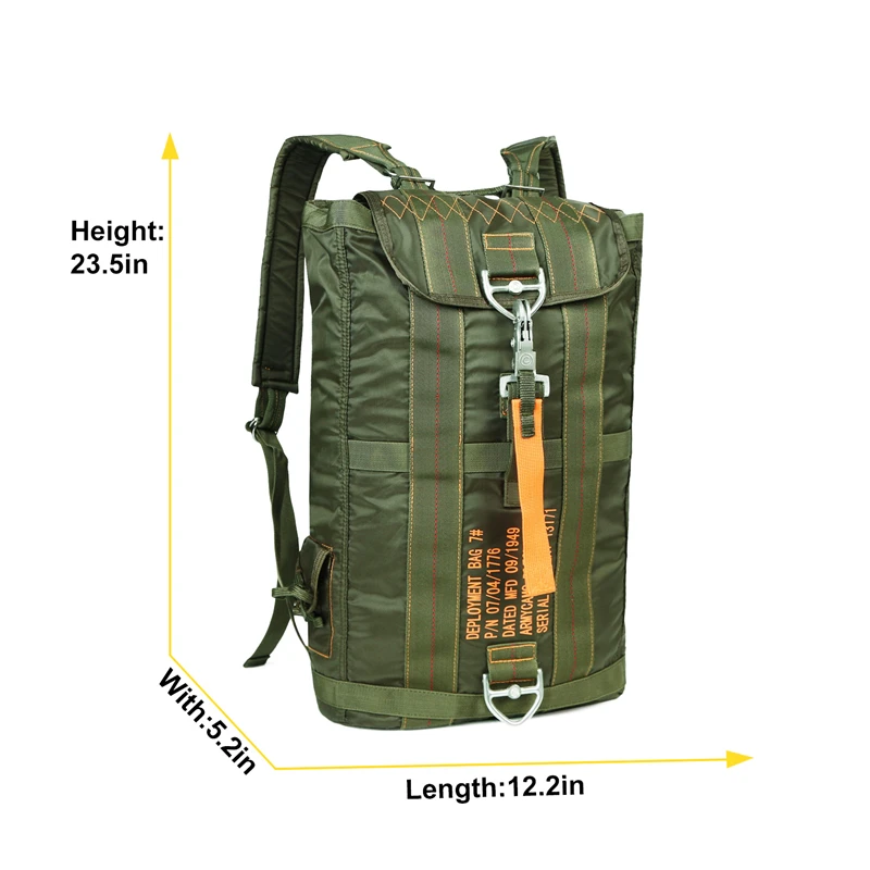 Outdoor Waterproof Fashion Ultra Light Nylon Parachute Military Backpack For Travelling Trek Campeggio Caza Escalada