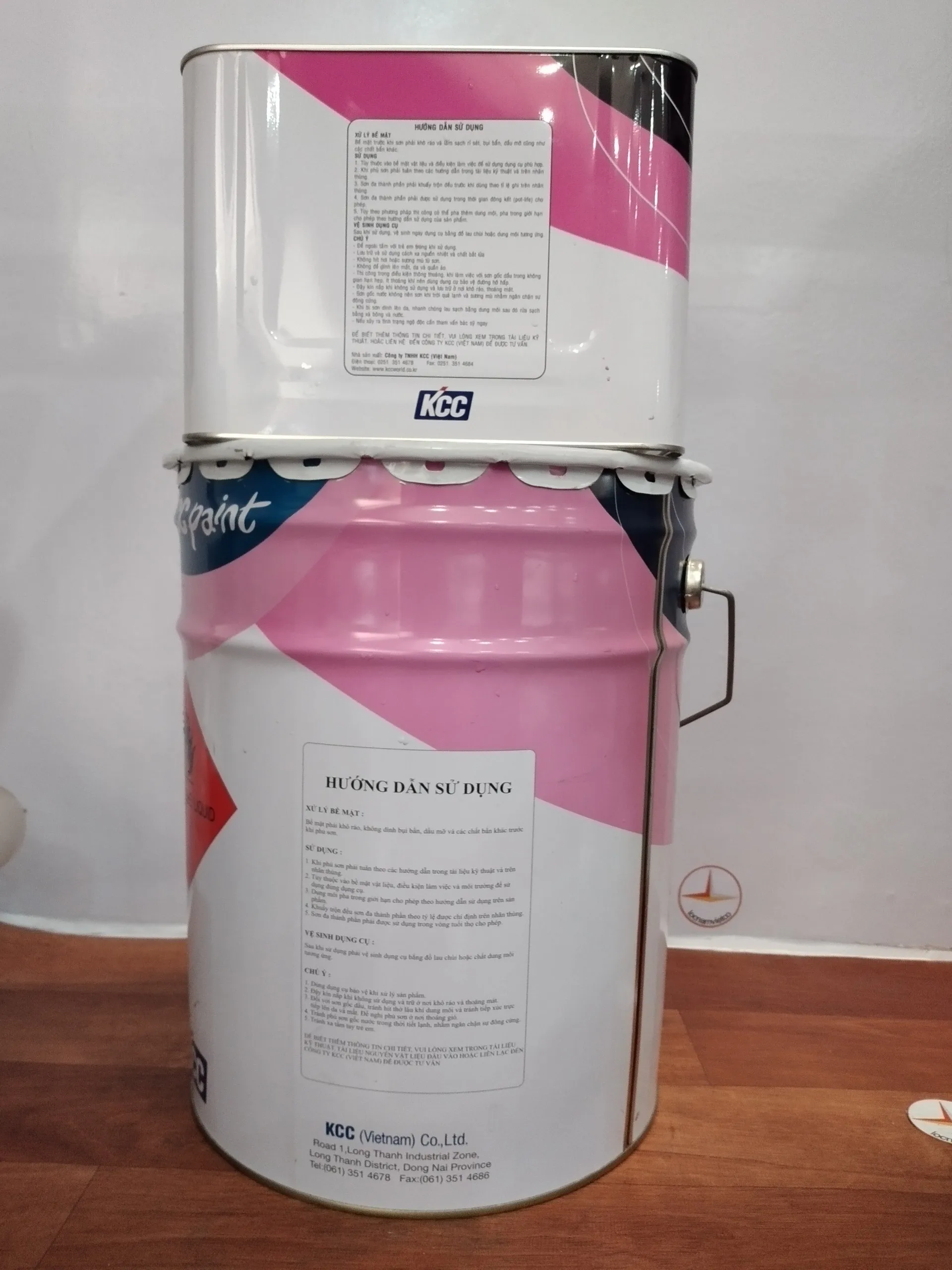 Yellow Epoxy Paint Floor Anti Sagging Top Coat High Gloss Pigment Liquid For Concrete Cement Mortal KCC ET5660 ET5660 3000