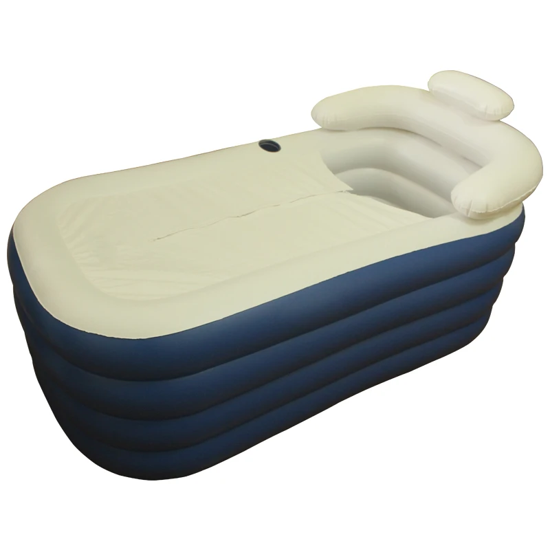 Top Grade High-Density Pvc Bath Folding Tank Inflatable Hot Tub Spa With Cover For Sale