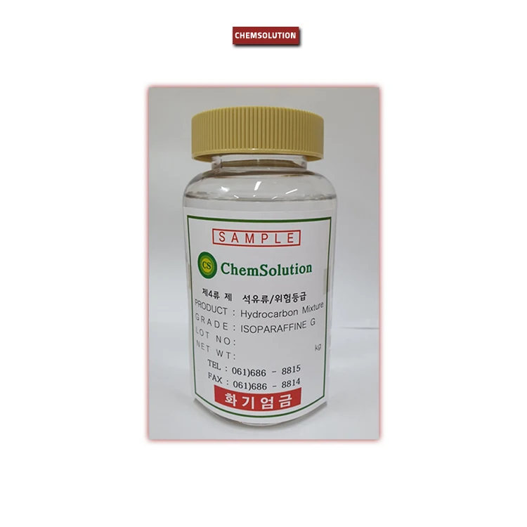 South Korea Origin Vendor Selling CAS No. 64742-48-9 Industrial Grade Isoparaffin G Solvent for Metal Cleaning