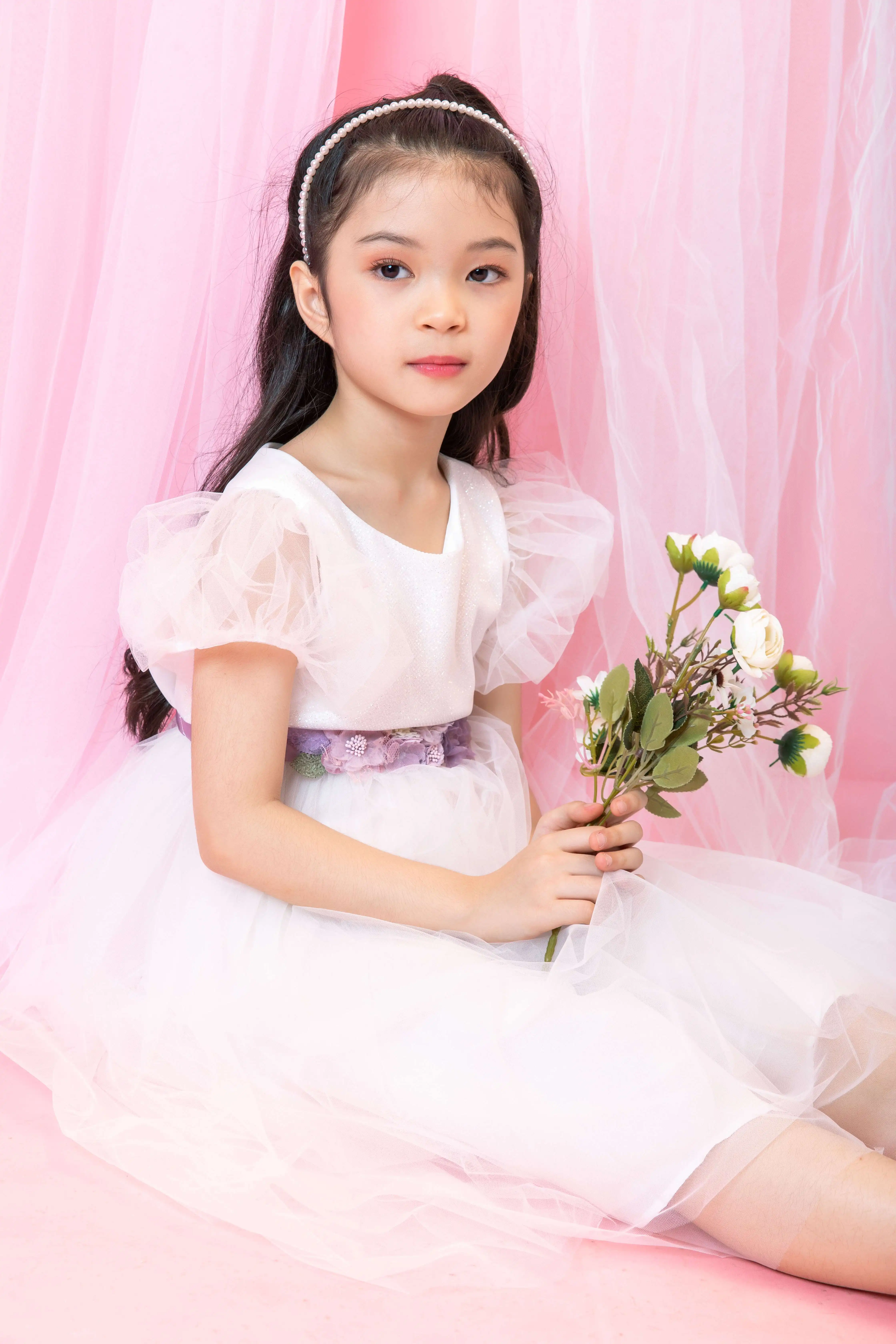  Кружевное платье принцессы для девочек От 1 до 12 лет маленьких мяч в Королевском Стиле детей