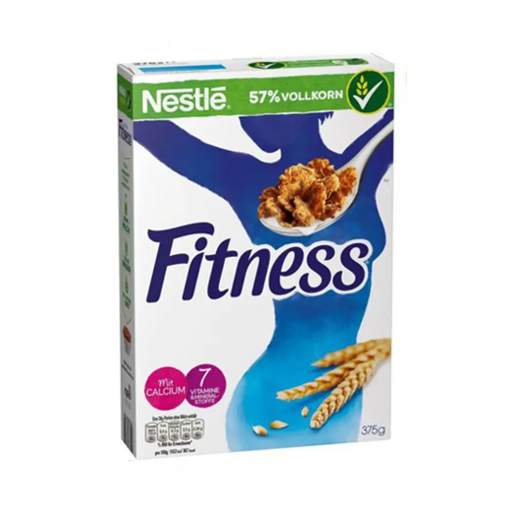 Хит продаж шоколадные хлопья для завтрака Nestle Fitness 375 г