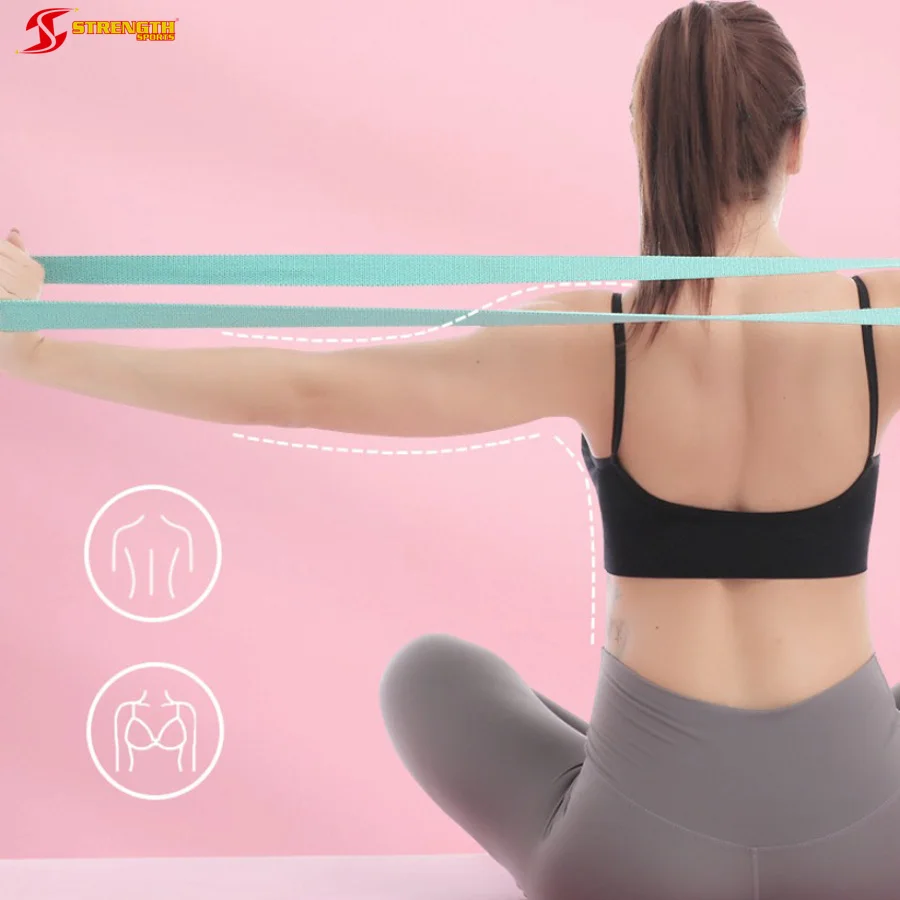 Изготовленные на заказ однотонные длинные эластичные ленты ткань с принтом логотипа низкая цена