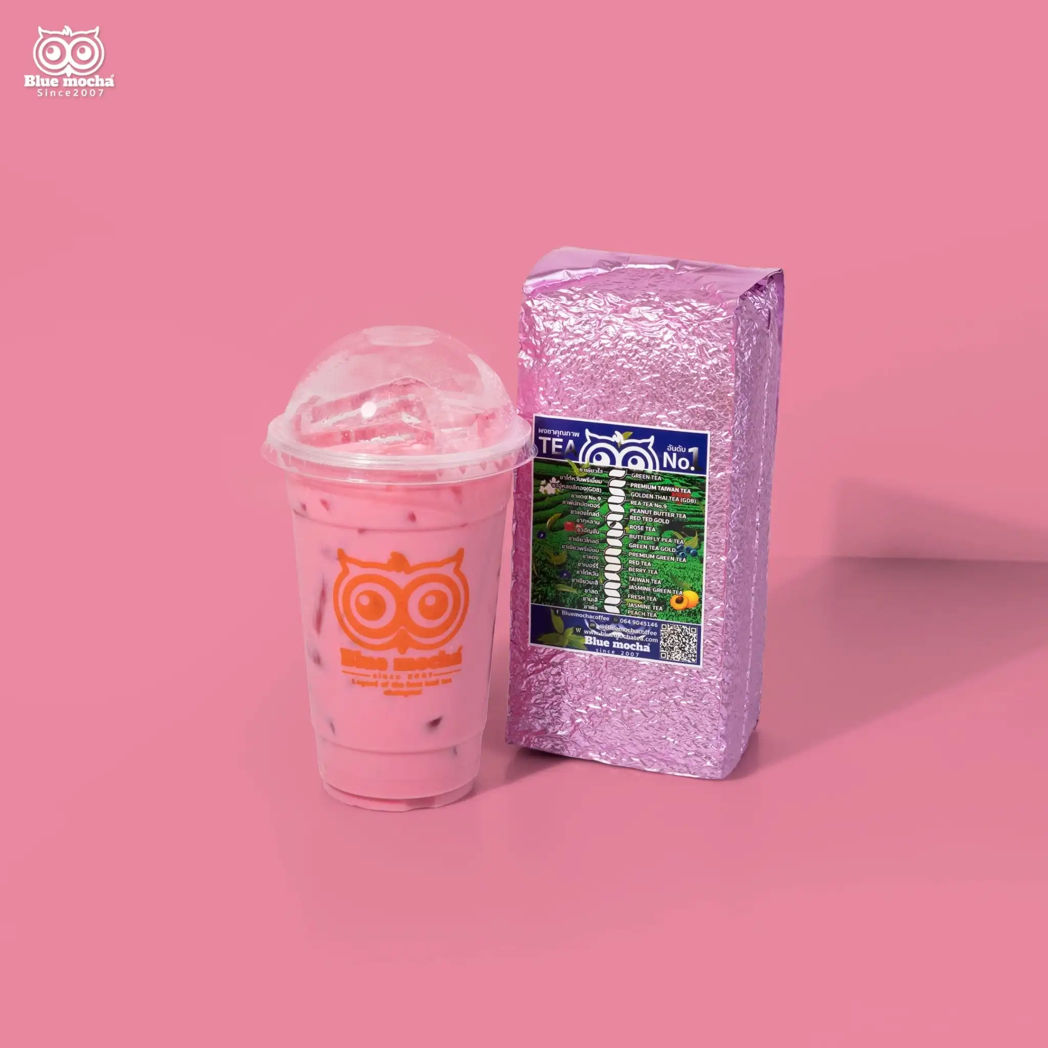 OEM Wholesale Rose Tea Milk Tea Powder Bubbles Milk Tea Powder Factory Outlet Blended Thailand