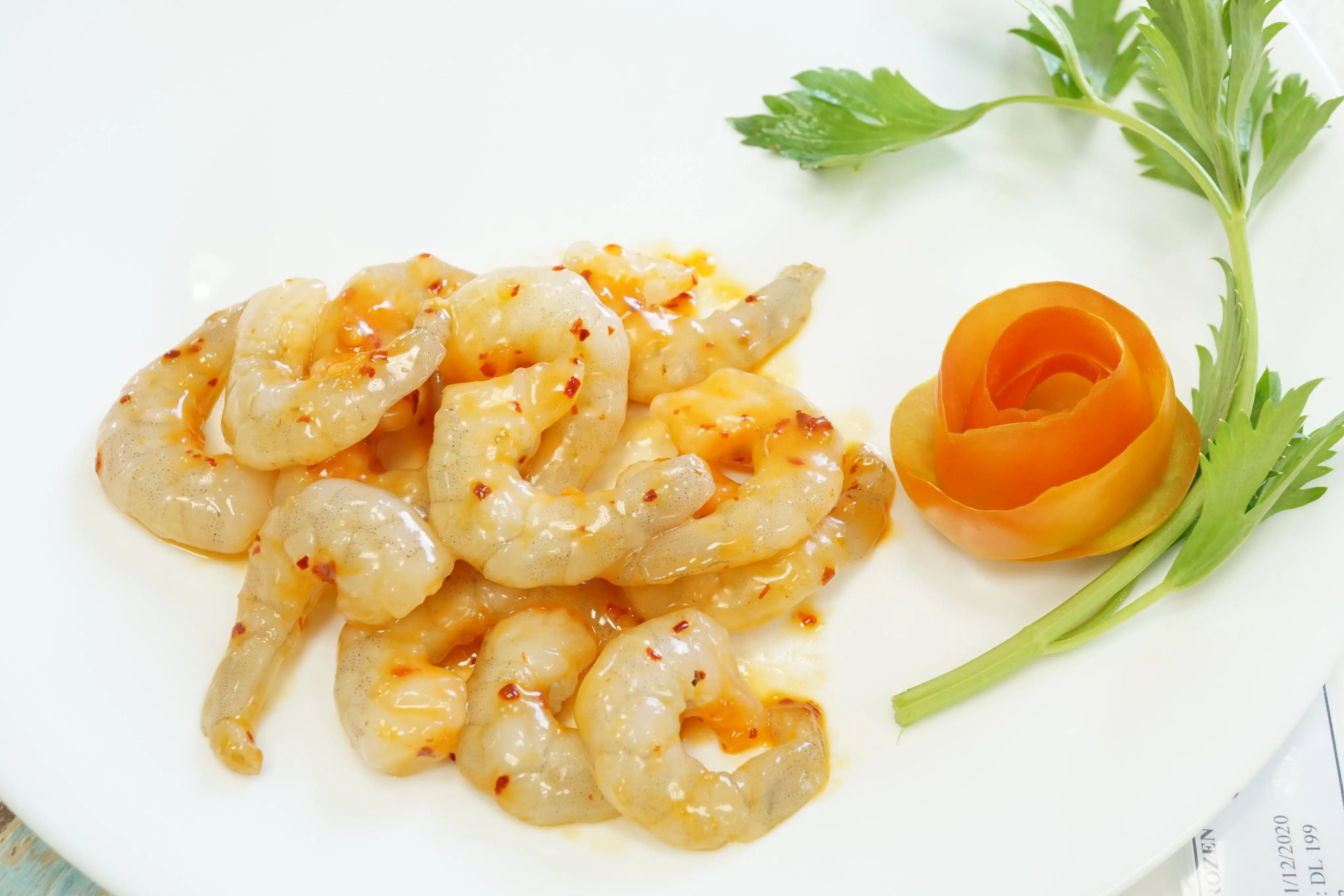 High Quality Frozen Sweet Chilli Marinated Vannamei Shrimp Export From Vietnam