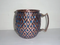 Copper Vodka and Beer Mug With Brass Handle Handmade Hammered Copper Manufacturer Moscow Mule Copper Mug