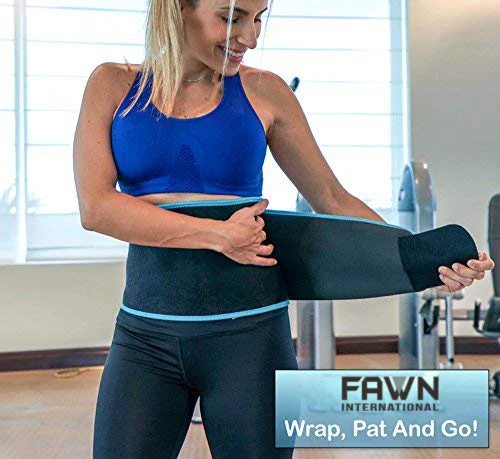 Waist Tummy Trimmer Sweat Band Body Shaper Belt Wrap Fat Burn Slim Exercise