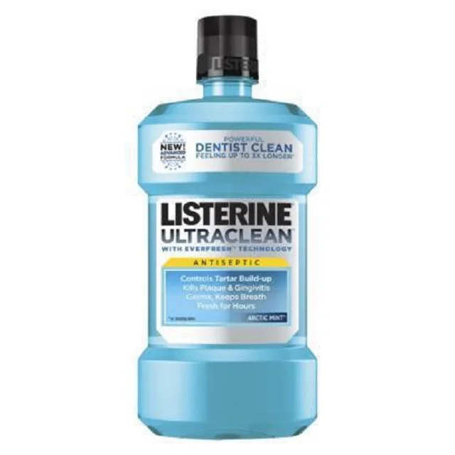  Высококачественный жидкость для полоскания рта Listerine Bright & Clean 500 мл