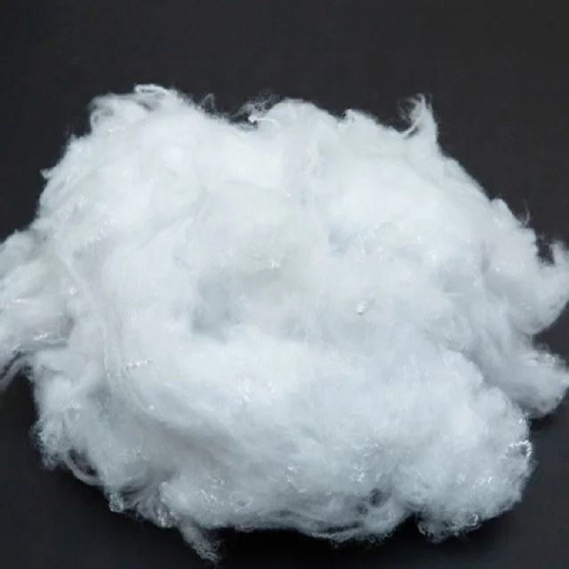 100% Polyester Staple Fiber 6D Micro Solid White Vikohasan Manufacturer and synthetic fiber and GRS recycled polyester fibre