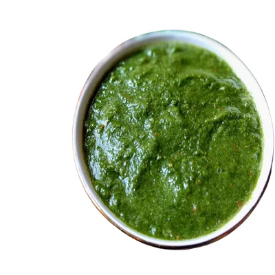 
Fresh blended Coriander Leaves Chutney at low price 