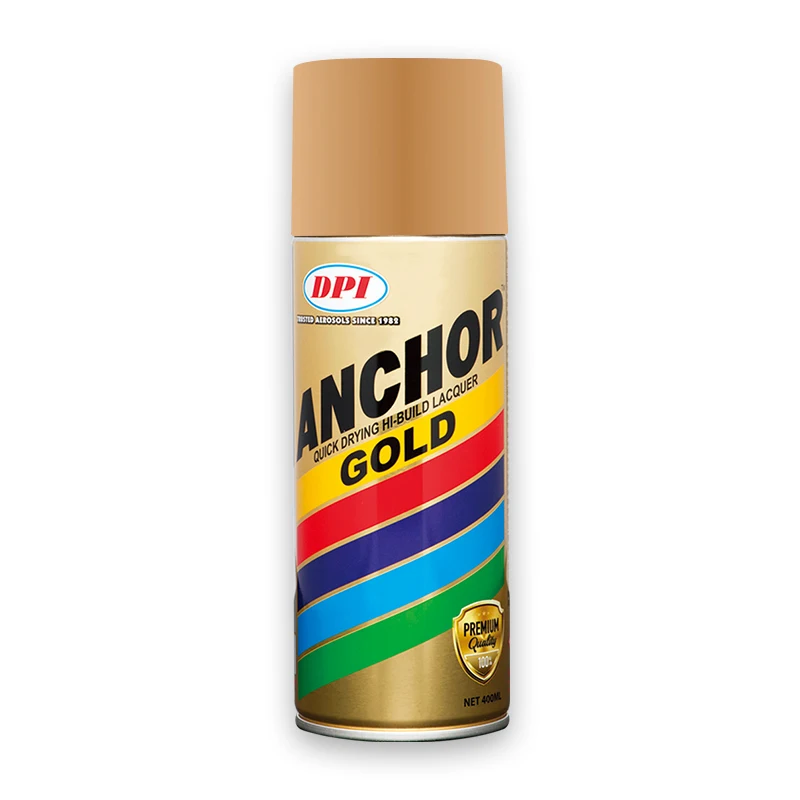 
DPI Anchor Gold Range Spray Paint Suitable for Rich, Brilliant Finish On Interior and Exterior Decorative Projects Multipurpose 