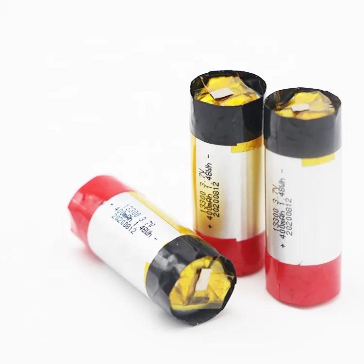 Китайский поставщик цилиндрическая 13300 3 7 в 400 мАч литий-ионная батарея JHY водонепроницаемая