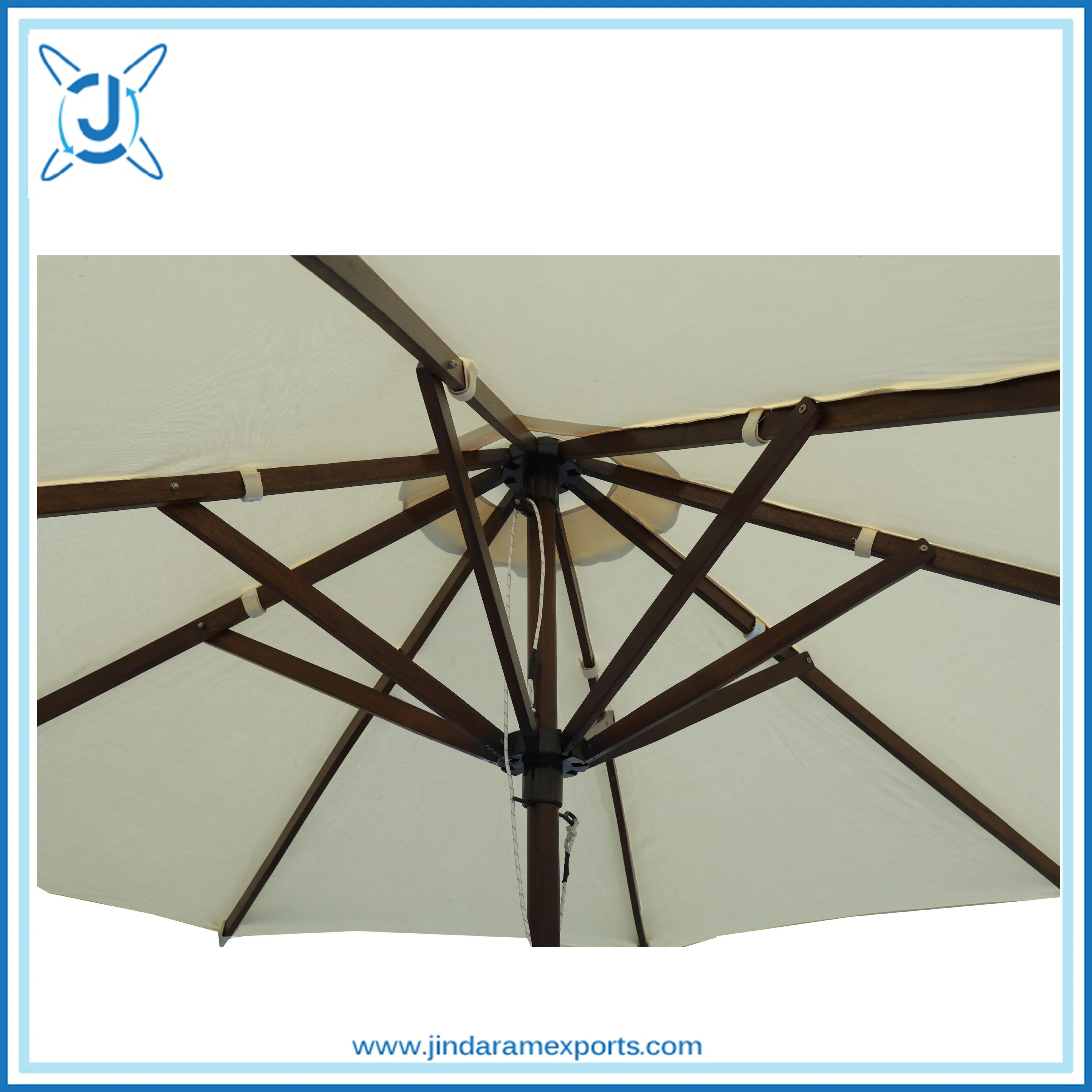 12ft single tier teak wood center pole outdoor sun umbrella luxury garden patio outdoor sun umbrella outdoor garden furniture