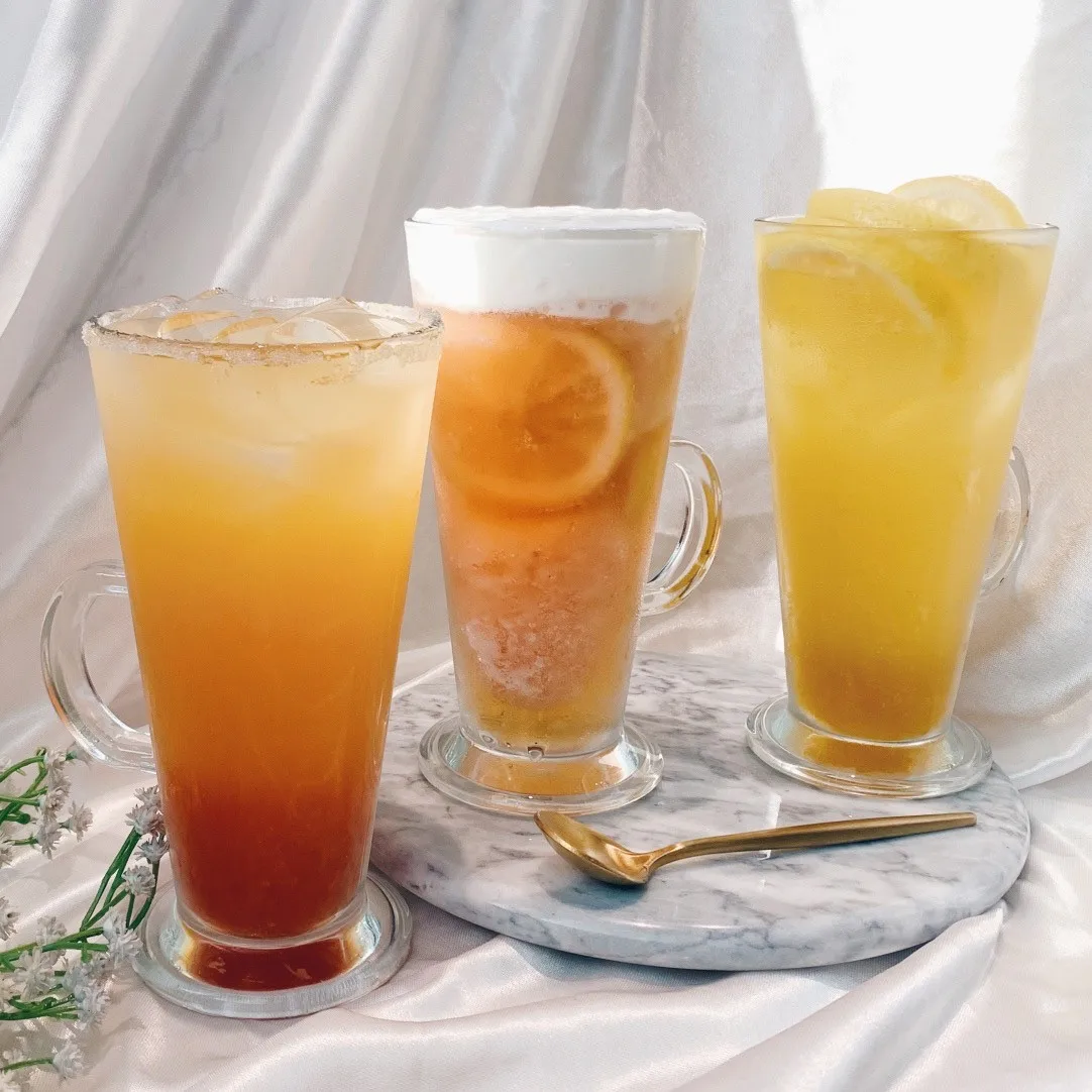 Zitrone Sirup Perlmilchtee