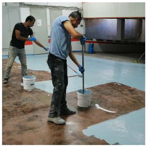 Garage floor paint for indoor car parkings in malls, residential development and commercial buildings