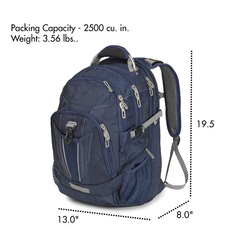 Large Capacity Laptop Backpack Ideal for High School and College Students Fits Most 17-inch Laptop Models