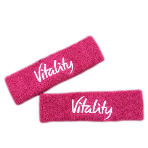 Printing Black Cotton Sweat Headband for players