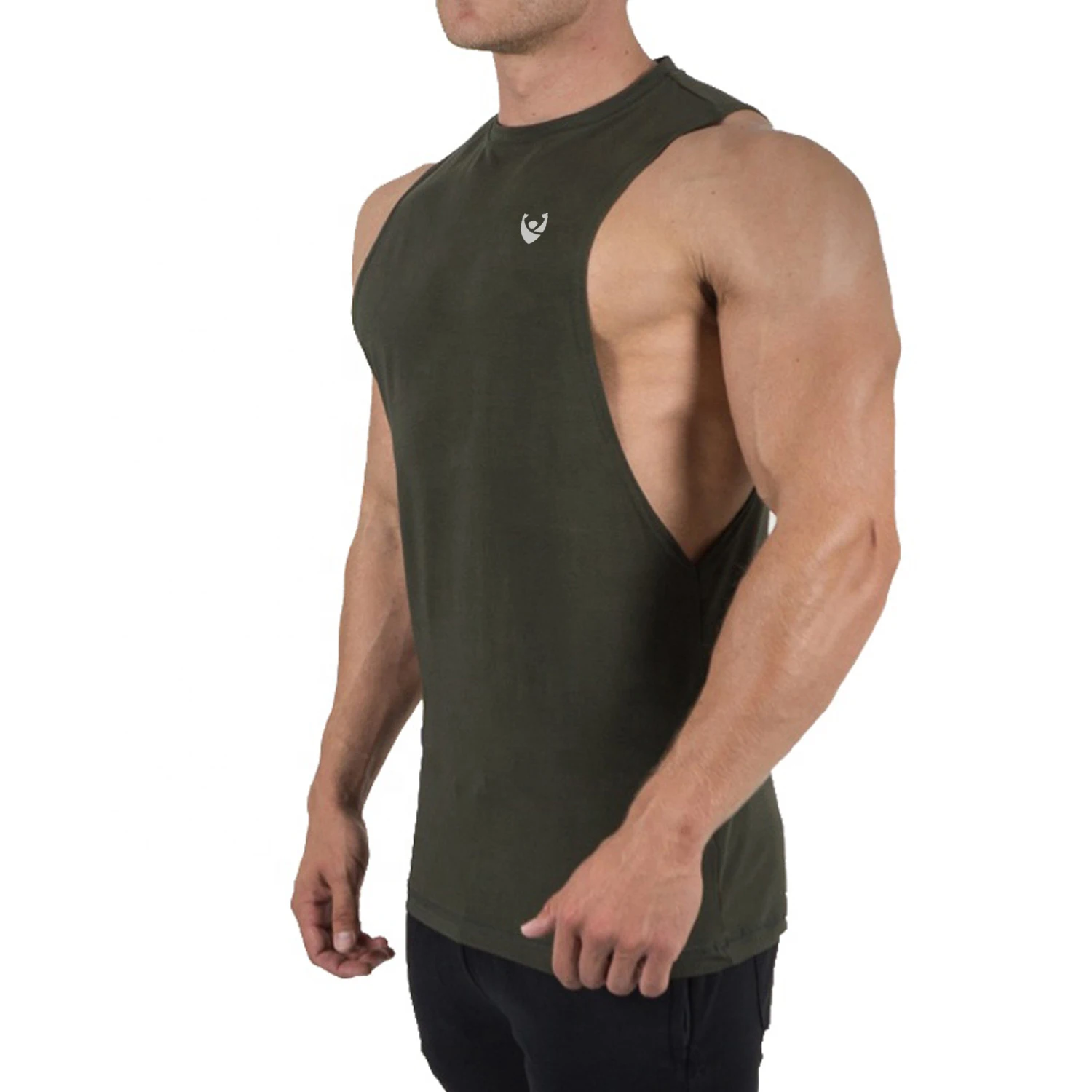 2023 ROUSE Plain blank men sleeveless outwork singlet Tank top Direct factory supply low price men gym wear fitness tanktop