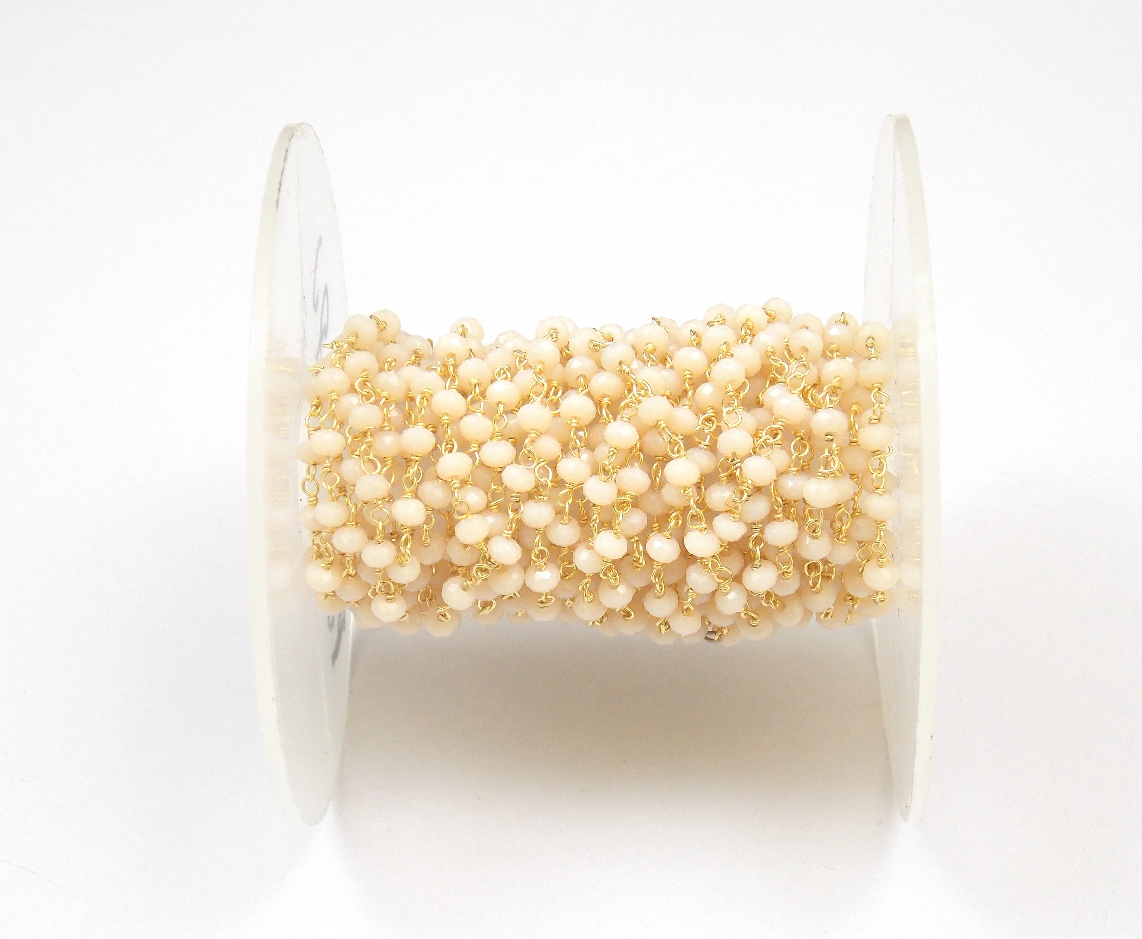 Light Pink Chalcedony  Beads Brass Layered Waist Natural Multi Gemstone Jewelry  Handmade Rosary Cion Charm Chain