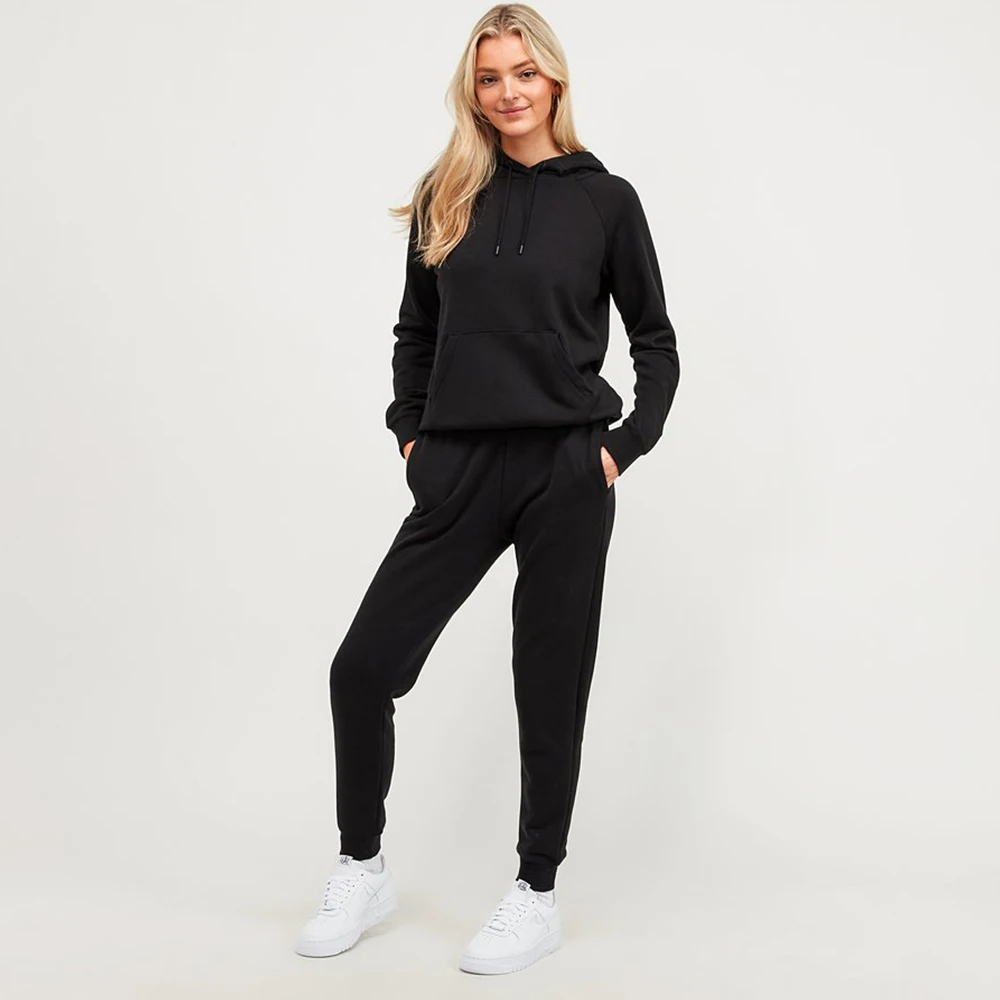 Women sportswear high quality athletic custom raglan sleeve hoodie plain solid color custom logo running training hoodies