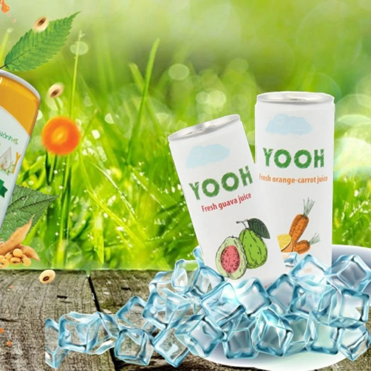 Agriculture PINEAPPLE FRESH FRUIT JUICE 240ml Canned Best Price for wholesale retailer YOOH Brand Vietnam