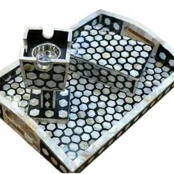 Набор благовоний Tradnary из мабхары перламутровая Инкрустация бакхор красивая коробка с подносом инкрустация костей горелка благовония по низкой цене