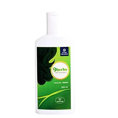 Best Quality 100% Organic With 9 Herbs Shampoo Traditional Combination of Desi Cow Product and Indian Herbs For Hair