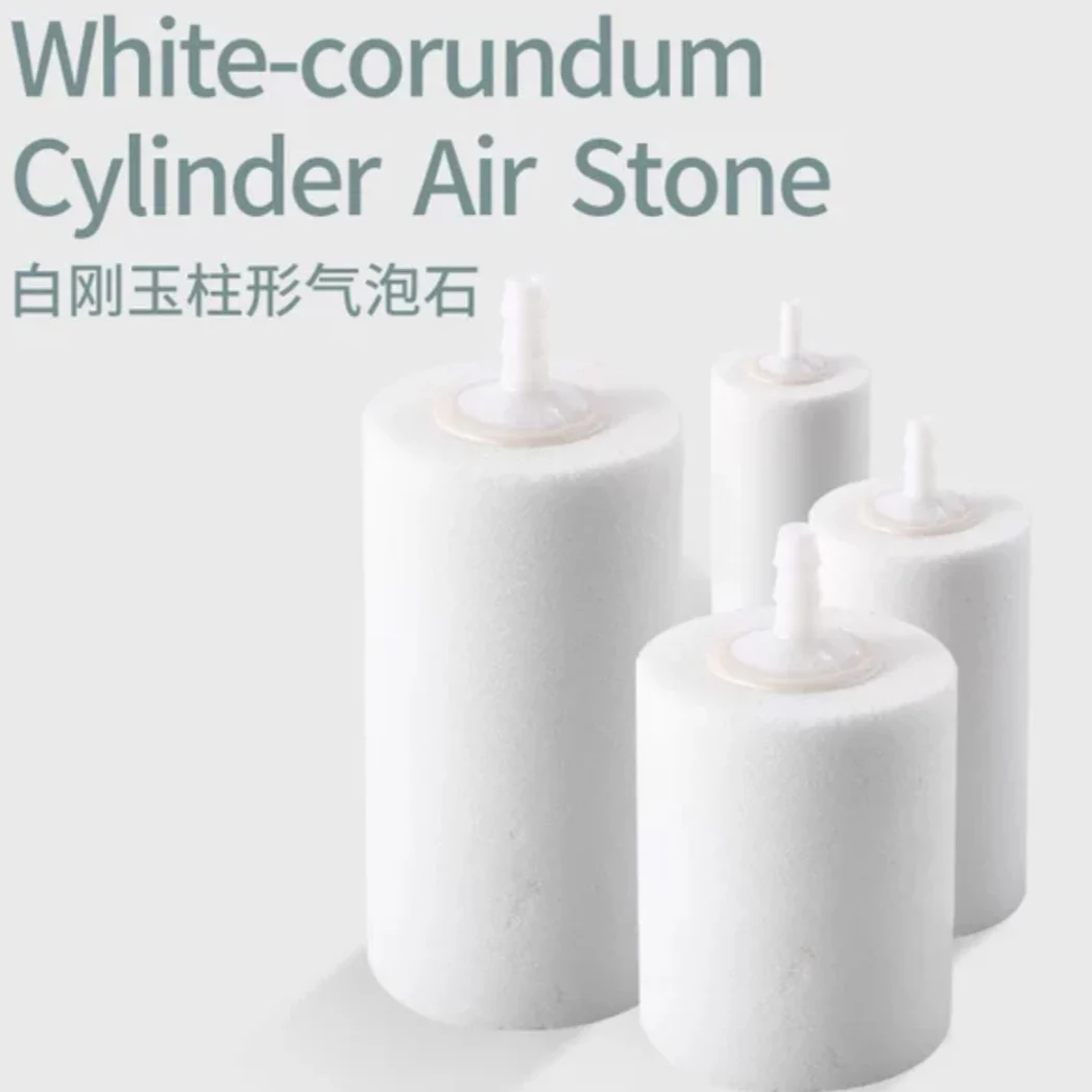 White Bubble Stone Aerator for Aquarium Fish Pump Hydroponic Oxygen Plate Mini Aquariums Accessories Air Pump