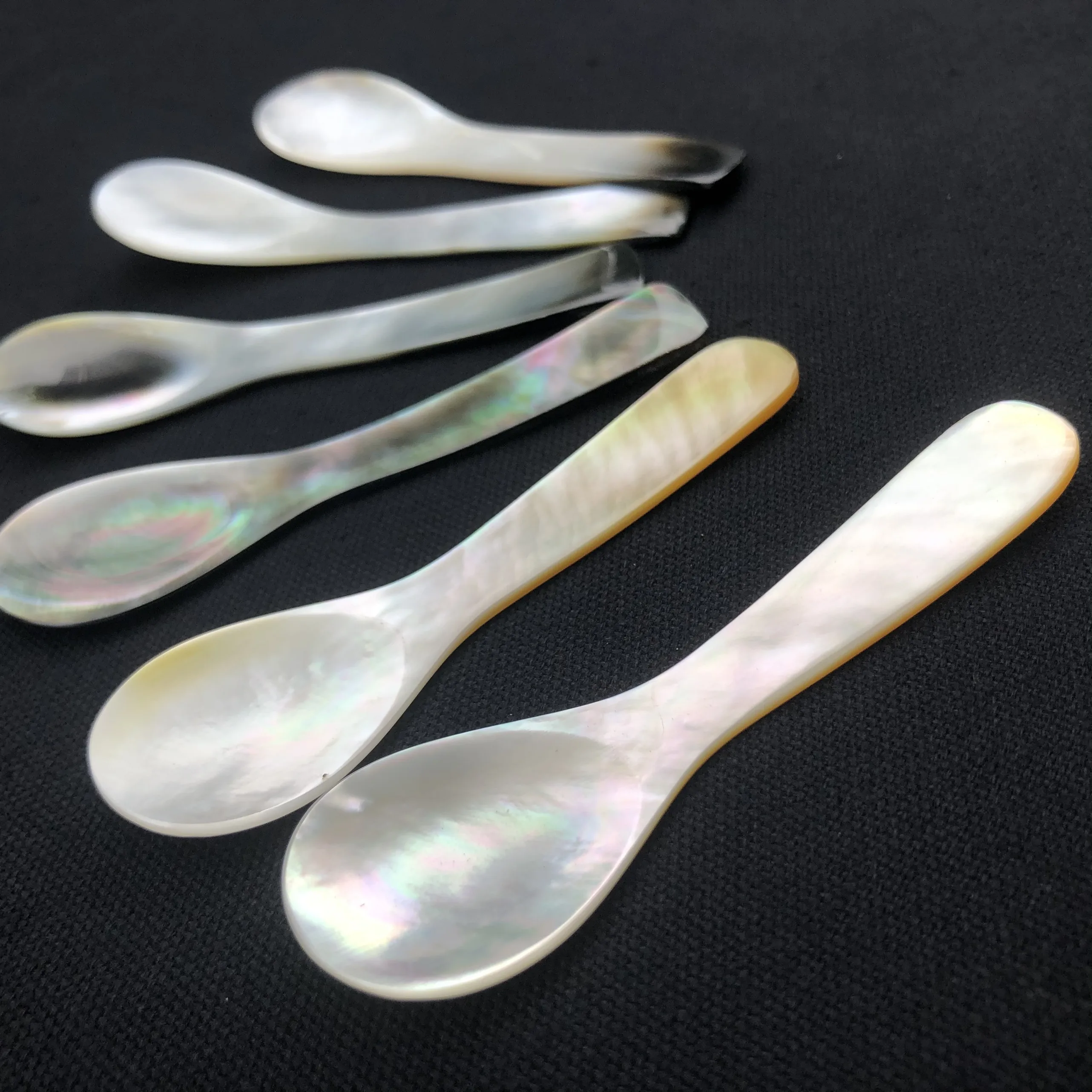 Eco-friendly Mini Caviar Spoon Size 8cm Everyday Spoon Set Sustainable Restaurant Kitchen Spoons Made in Vietnam OEM ODM