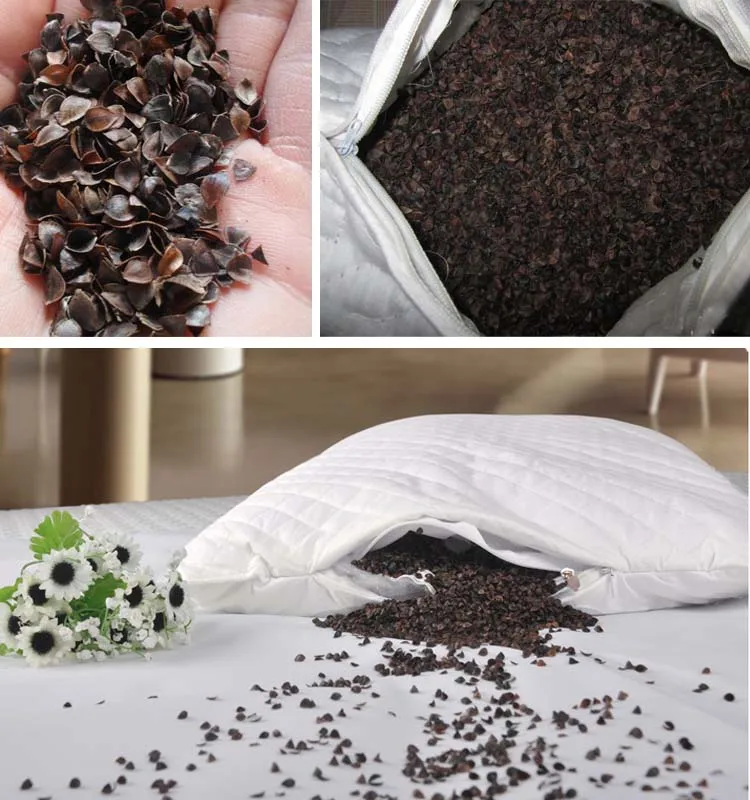 Good quality dry sweet buckwheat hulls / buckwheat shells for meditation pillows and bed pillows